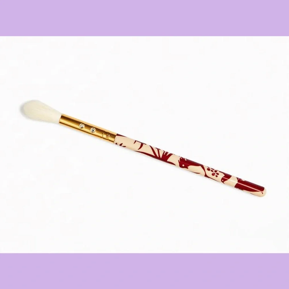 NWT SLMISSLAM Large Fluffy Bird Blending Brush